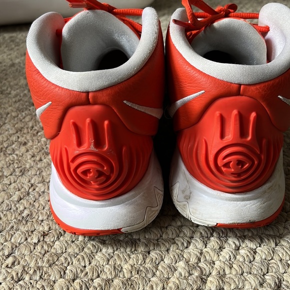 Nike Kyrie 6 TB PROMO. TEAM ORANGE/WHITE-WHITE. - Picture 7 of 9